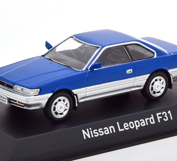 Nissan Leopard F31 1986 Blauw 1-43 Norev