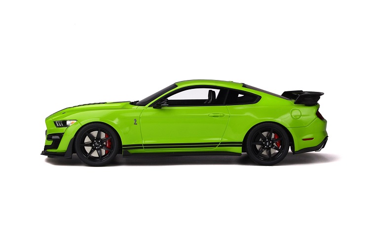 Ford Mustang Shelby GT500 Grabber 2020 Groen/Zwart 1-18 GT Spirit