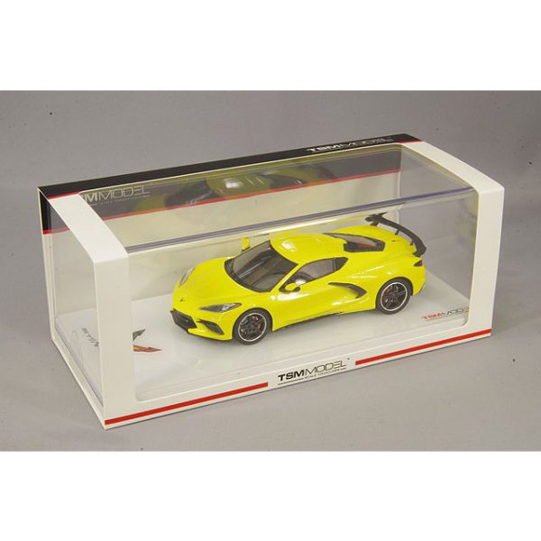 Chevrolet Corvette C8 Stingray 2020 Geel Metallic 1-43 True Scale Miniatures