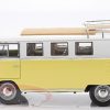 Volkswagen T1 Microbus Camping 1962 Geel / Wit 1:18 Lucky Diecast