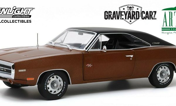 Dodge Charger R/T 1970 "TV-Show Graveyard Carz Season 5 Episode 11 Hemi FK5 Alive" Bruin Metallic 1:18 Greenlight Collectibles