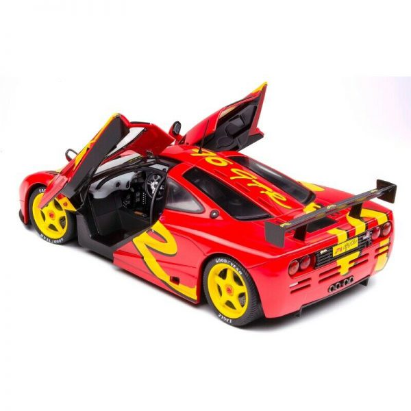 McLaren F1 GTR 1996 Rood / Geel 1/18 Solido