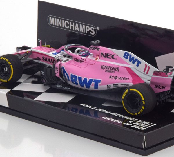 Force India Mercedes VJM11 GP China 2018 S.Perez 1-43 Minichamps ( Resin )