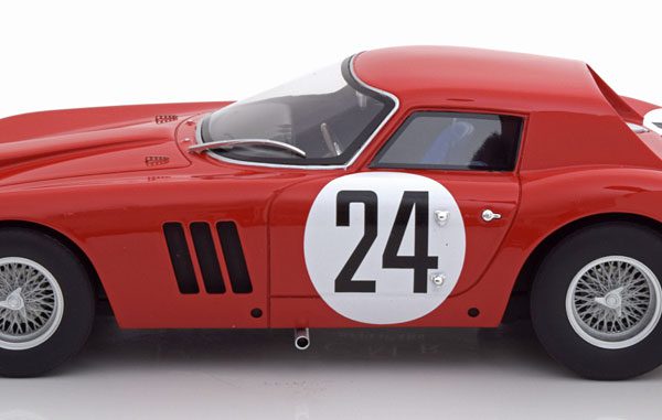 Ferrari 250 GTO No.24, 24Hrs Le Mans 1964 Bianchi/Blaton Rood 1-18 CMR Models ( Resin )