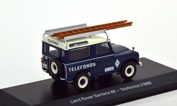 Land Rover Santana 88 ( Telefonica ) 1989 Blauw 1-43 Altaya