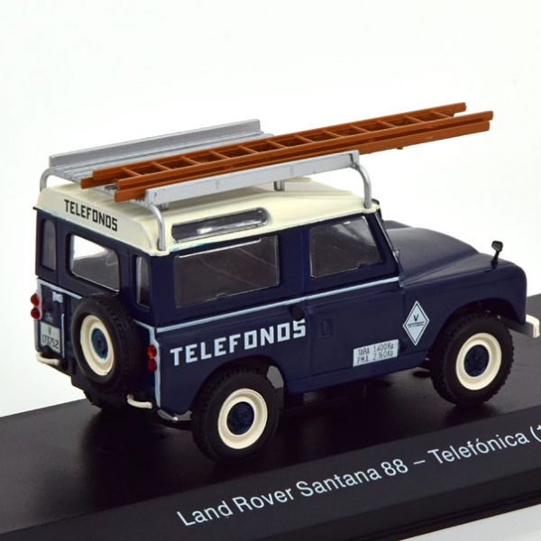 Land Rover Santana 88 ( Telefonica ) 1989 Blauw 1-43 Altaya