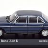 Mercedes-Benz 230E ( W123 ) 1982 Limousine Blauw Metallic 1-43 Minichamps Limited 500 Pieces