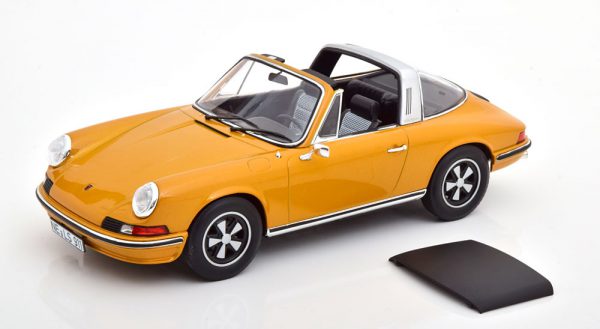 Porsche 911 S Targa 1973 Goud Metallic 1-18 Norev Limited 1000 Pieces