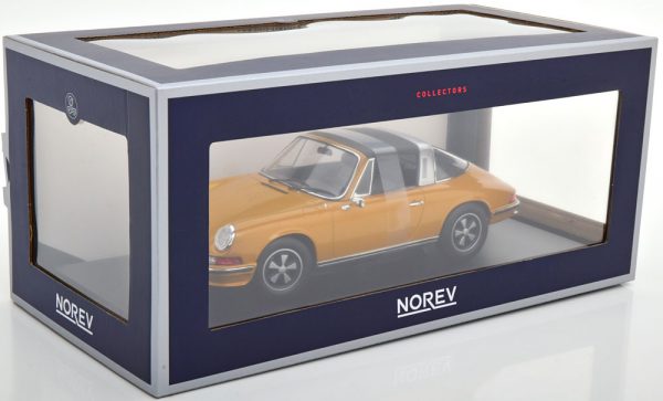 Porsche 911 S Targa 1973 Goud Metallic 1-18 Norev Limited 1000 Pieces