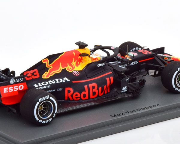 Aston Martin Red Bull Racing RB16 F1 Test Barcelona 2020 Max Verstappen 1-43 Spark ( Resin )