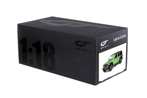 Jeep Wrangler Rubicon 2019 Groen Metallic 1-18 GT Spirit Limited 999 Pieces