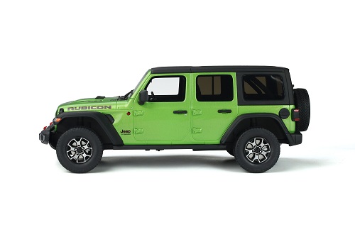 Jeep Wrangler Rubicon 2019 Groen Metallic 1-18 GT Spirit Limited 999 Pieces