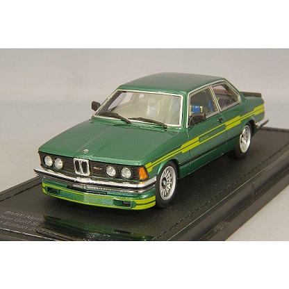 BMW 323 Alpina ( E21 ) 1983 Olive Green & Gold Stripes 1-43 Top Marques Limited 250 Pieces ( Resin )