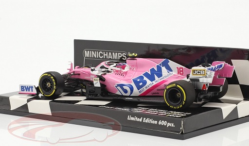 Lance Stroll F1 BWT Racing Point RP20 #18 Oostenrijks GP 2020 1:43 Minichamps Limited 600 Pieces
