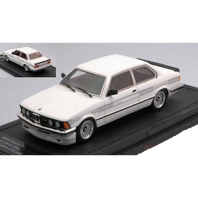 BMW 323 Alpina ( E21 ) 1983 White & Silver Stripes 1-43 Top Marques Limited 250 Pieces ( Resin )
