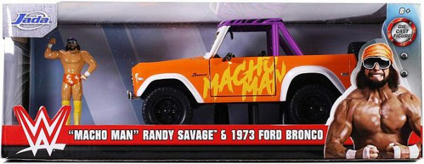 Ford Bronco 1973 & "Macho Man" Randy Savage Inkl. Figure 1-24 Jada Toys
