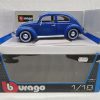 Volkswagen Kever 1955 Blauw 1-18 Burago