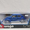 Volkswagen Kever 1955 Blauw 1-18 Burago