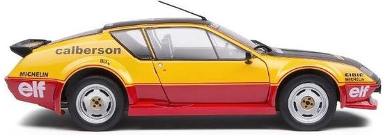 Renault Alpine A310 V6 Pack GT 1983 "Calberson EVO" 1983 Geel / Rood / Zwart 1:18 Solido