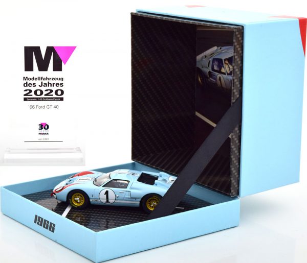 Ford GT40 MK II No.1, The Real Winner 24Hrs Le Mans 1966 Miles/Hulme 1-43 CMR Models ( Giftbox )