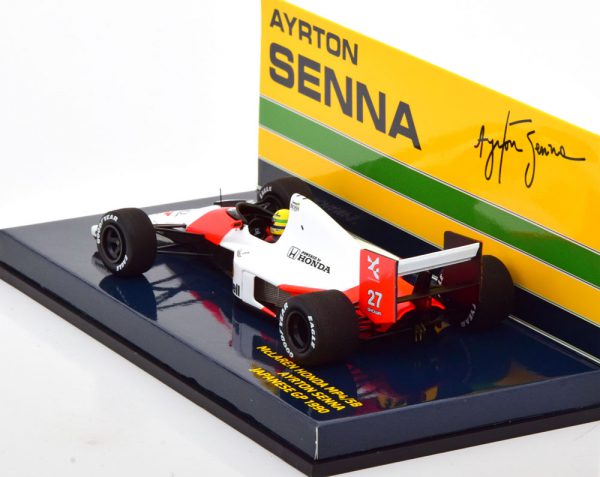 McLaren Honda MP4/5B GP Japan 1990 Ayrton Senna 1-43 Minichamps ( Inkl. Decals ) ( Resin )
