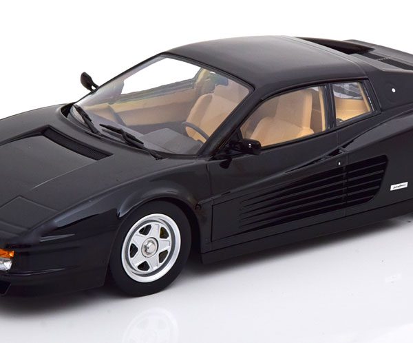 Ferrari Testarossa 1986 Zwart 1-18 KK Scale Limited Edition