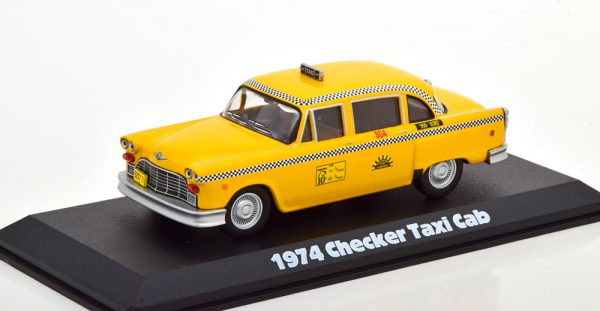 Checker Taxi Cab 1974 ( TV Serie Taxi ) Geel 1-43 Greenlight Collectibles