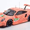 Porsche 911 (991) GT3 RSR No.92, 24Hrs Le Mans 2018 ( Pink Pig Tribute 70 Jaar Porsche ) Christensen/Estre/Vanthoor Roze 1-18 Ixo Models