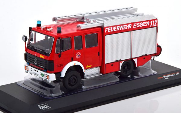 Mercedes-Benz LF 16/12 "Feuerwehr Essen" 1995 Rood 1-43 Ixo Models