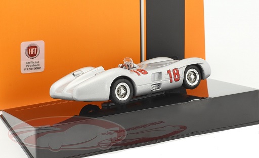 Mercedes-Benz W196 R Streamliner #18 F1 World Champion Winner Monza 1955 J. M. Fangio 1-43 Ixo Models