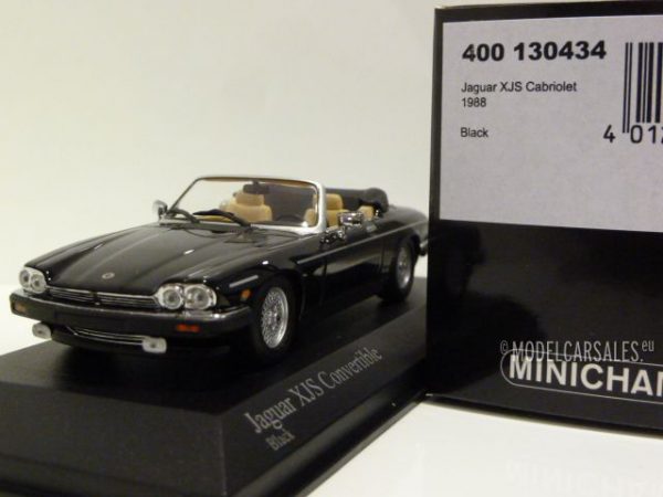 Jaguar XJS Cabriolet 1988 Black 1/43 Minichamps Limited 1008 Pieces