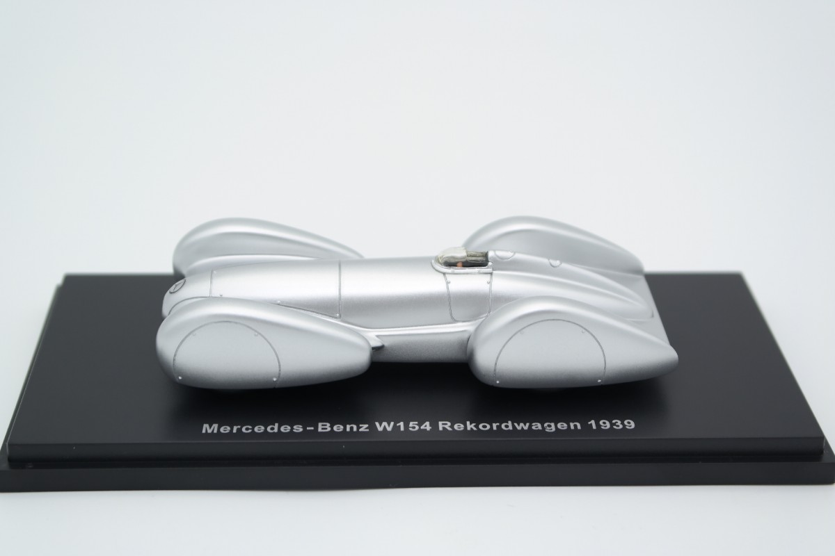 Mercedes-Benz ( W154 ) Rekordwagen 1939 Zilver 1-43 BOS Models