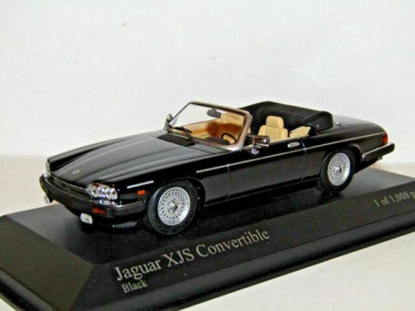 Jaguar XJS Cabriolet 1988 Black 1/43 Minichamps Limited 1008 Pieces