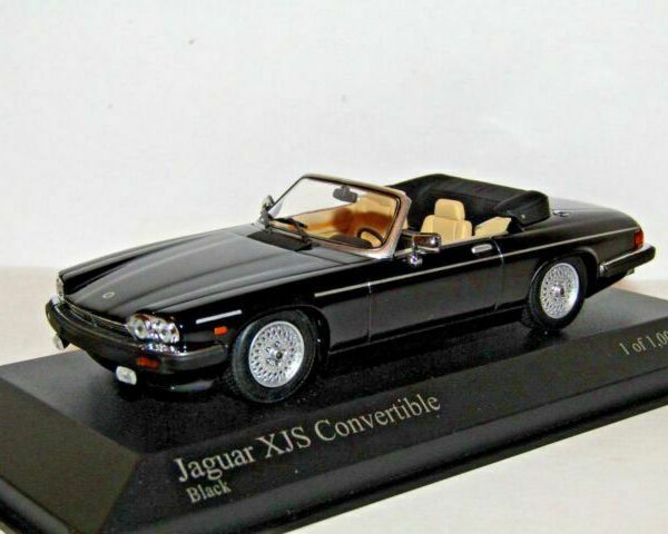 Jaguar XJS Cabriolet 1988 Black 1/43 Minichamps Limited 1008 Pieces