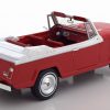 Jeep Jeepster Commando Cabrio 1970 Rood / Wit 1-18 BOS Models Limited 252 Pieces