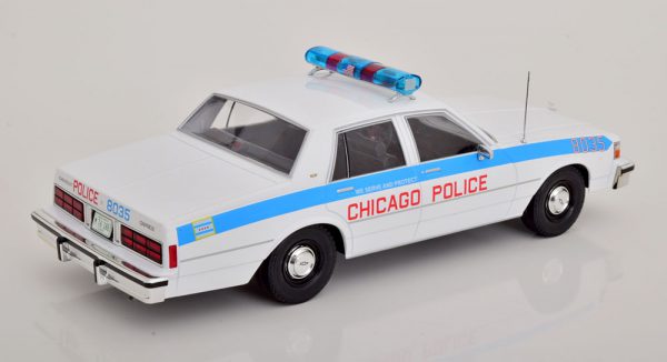 Chevrolet Caprice "Chicago Police Department" 1980 Wit / Blauw 1-18 MCG Models