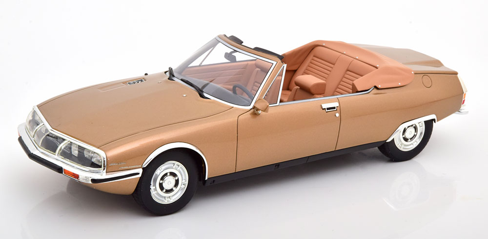 Citroen SM Cabriolet Mylord by Chapron 1971 Goud Metallic 1-18 Cult Scale  Models ( Resin )