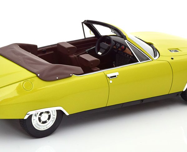 Citroen SM Cabriolet Mylord by Chapron 1971 Groen Metallic 1-18 Cult Scale Models ( Resin )