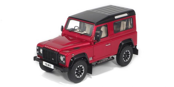 Land Rover Defender 90 Works V8 70Th Edition 2017 Red 1:18 by Almost Real