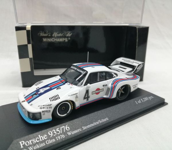 Porsche 935 #4 "Martini" 6h Watkins Geln 1976 Winners Stommelen/Schurti 1-43 Minichamps