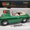 Porsche 356B Cabriolet 1961 Groen 1-18 Burago