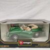 Porsche 356B Cabriolet 1961 Groen 1-18 Burago