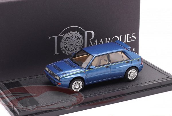 Lancia Delta HF Integrale Evo 2 1992 Lagos Blauw Metallic 1:43 Top Marques Limited 500 Pieces