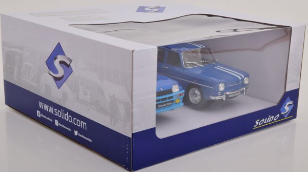 Renault Set ( Renault R5 Turbo en Renault R8 Gordini 1100 ) Blauw/ Wit 1-18 Solido