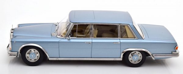 Mercedes-Benz 600 SWB ( W100 ) 1963 Blauw Metallic 1-18 KK Scale ( Metaal )