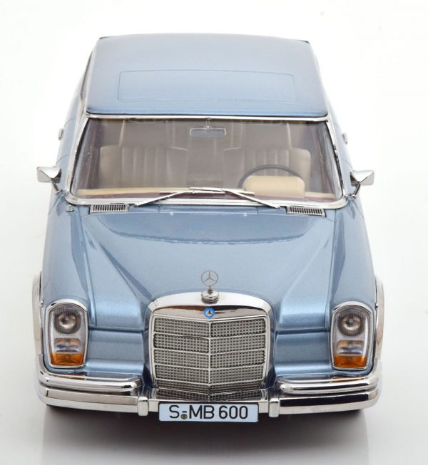 Mercedes-Benz 600 SWB ( W100 ) 1963 Blauw Metallic 1-18 KK Scale ( Metaal )