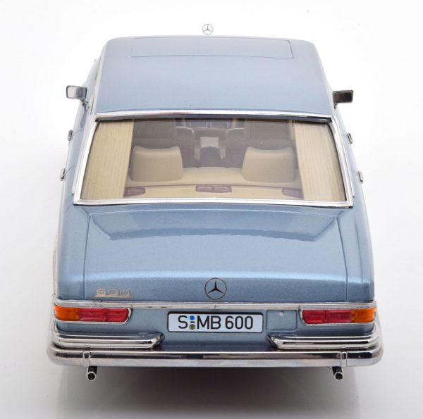 Mercedes-Benz 600 SWB ( W100 ) 1963 Blauw Metallic 1-18 KK Scale ( Metaal )