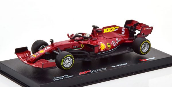 Ferrari SF1000 1000th Ferrari GP2020 Tuscon S.Vettel 1-43 Burago Racing Series