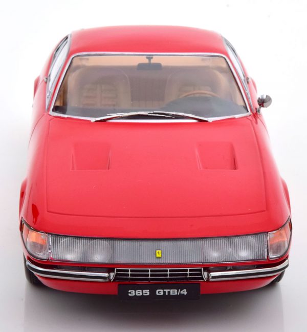 Ferrari 365 GTB/4 Daytona Coupe 1969 ( 1.Serie ) Rood 1-18 KK Scale ( Metaal )