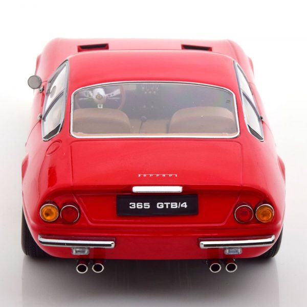 Ferrari 365 GTB/4 Daytona Coupe 1969 ( 1.Serie ) Rood 1-18 KK Scale ( Metaal )